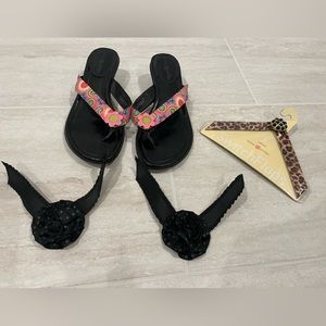 Lindsay Phillips Switch Flops thongs size 7 1/2